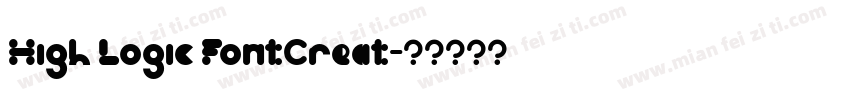 High Logic FontCreat字体转换